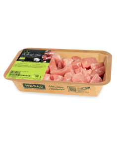 MIĘSO GULASZOWE WIEPRZOWE SUROWE BIO 300 g - WASĄG (NA ZAMÓWIENIE)