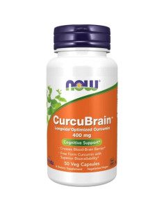 CurcuBrain 400mg - 50kaps - Now Foods