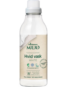 PŁYN DO PRANIA BIAŁYCH UBRAŃ (KONCENTRAT) ECO 900 ml (20 PRAŃ) - GRON BALANCE