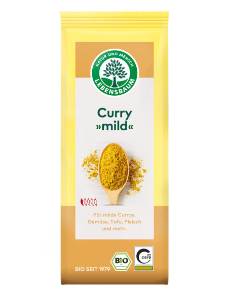 CURRY ŁAGODNE BIO 50 g - LEBENSBAUM