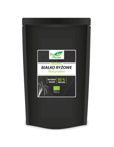 BIAŁKO RYŻOWE BIO 500 g - BIO PLANET