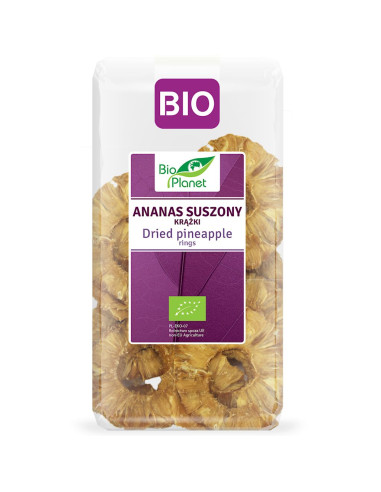 ANANAS SUSZONY KRĄŻKI BIO 300 g - BIO PLANET