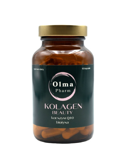 KOLAGEN BEAUTY Z KOENZYMEM Q10 I BIOTYNĄ 90 KAPSUŁEK - OLMA PHARM