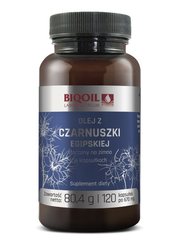CZARNUSZKA (500 mg) 120 KAPSUŁEK - BIOOIL