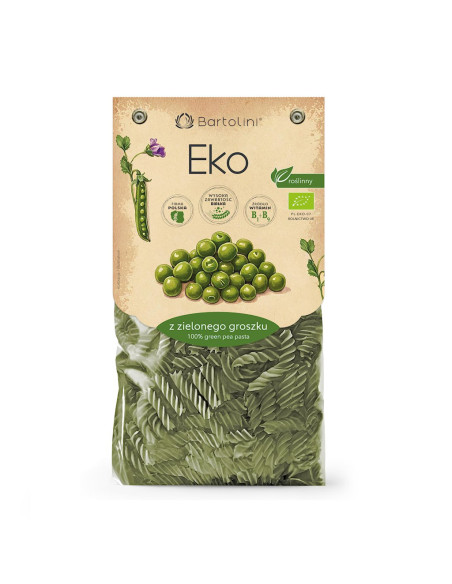 MAKARON PROTEINOWY (Z GROSZKU ZIELONEGO) ŚWIDERKI BIO 250 g - BARTOLINI