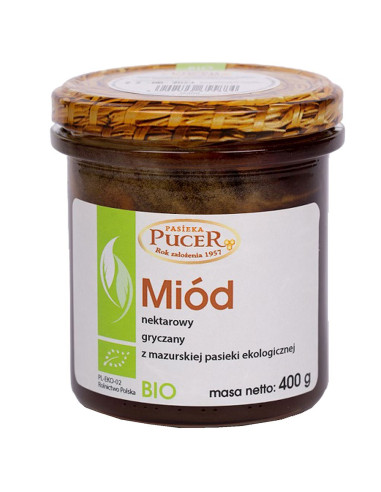 MIÓD GRYCZANY BIO 400 g - PASIEKA PUCER