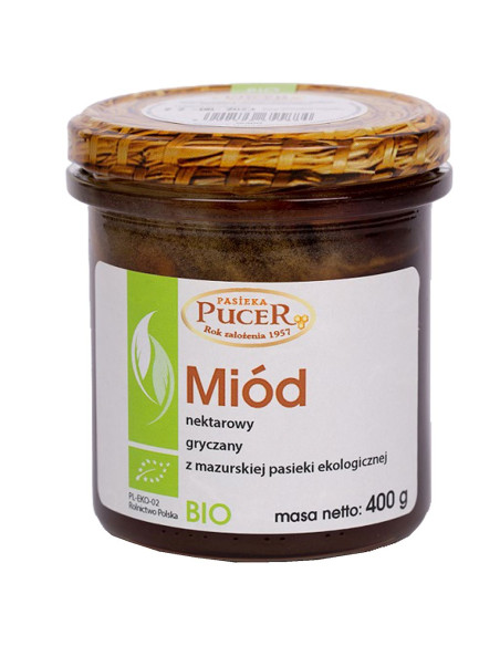 MIÓD GRYCZANY BIO 400 g - PASIEKA PUCER