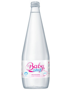 WODA ŹRÓDLANA NIEGAZOWANA 700 ml (SZKŁO) - AQUA EAST (BABY ZDRÓJ)