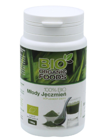 SOK Z MŁODEGO JĘCZMIENIA SPROSZKOWANY BIO 150 g - BIO ORGANIC FOODS