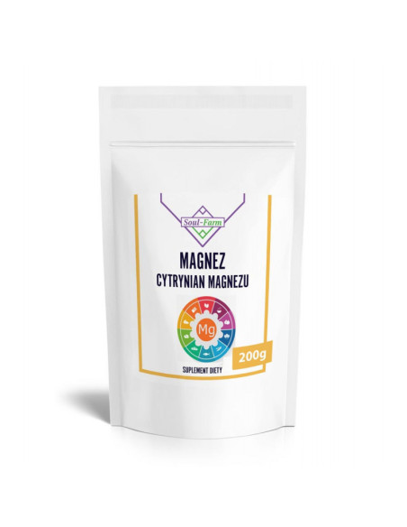 CYTRYNIAN MAGNEZU PROSZEK 200 g - SOUL FARM