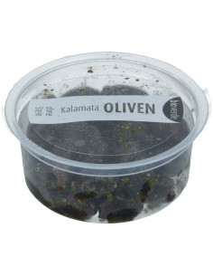 OLIWKI CZARNE KALAMATA BEZ PESTEK Z ZIOŁAMI BIO 80 g - BIO-VERDE 2