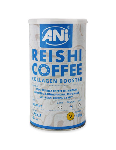 KAWA ROZPUSZCZALNA ARABICA Z REISHI COLLAGEN BOOSTER VEGAN 100 g - ANI