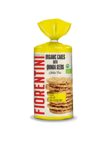 WAFLE KUKURYDZIANE Z QUINOA BEZGLUTENOWE BIO 120 g - FIORENTINI