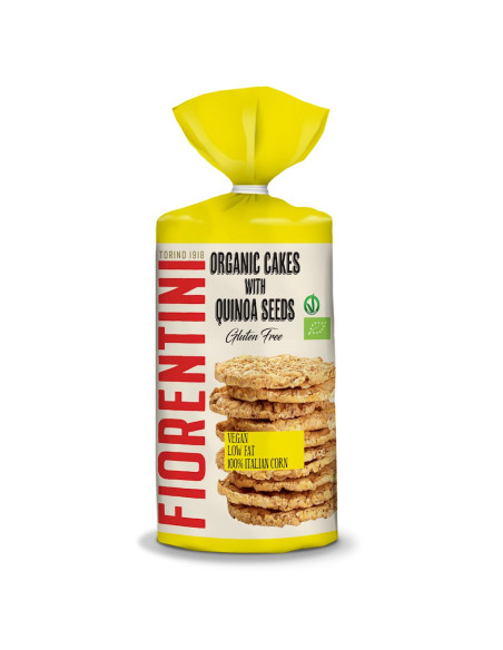 WAFLE KUKURYDZIANE Z QUINOA BEZGLUTENOWE BIO 120 g - FIORENTINI