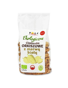 CIASTKA ORKISZOWE Z MORWĄ BIAŁĄ BEZ DODATKU CUKRÓW BIO 170 g - PIEKARNIA POLA (NA ZAMÓWIENIE)
