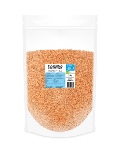SOCZEWICA CZERWONA BIO 5 kg - HORECA (BIO PLANET)