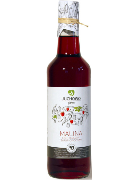 SYROP MALINOWY BIO 500 ml - JUCHOWO (FUNDACJA)