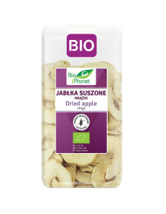 JABŁKA SUSZONE KRĄŻKI BEZGLUTENOWE BIO 100 g - BIO PLANET