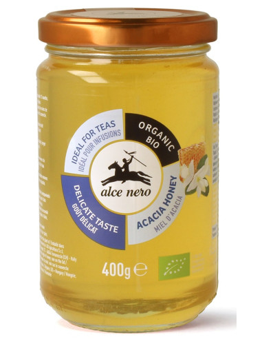 MIÓD AKACJOWY BIO 400 g - ALCE NERO