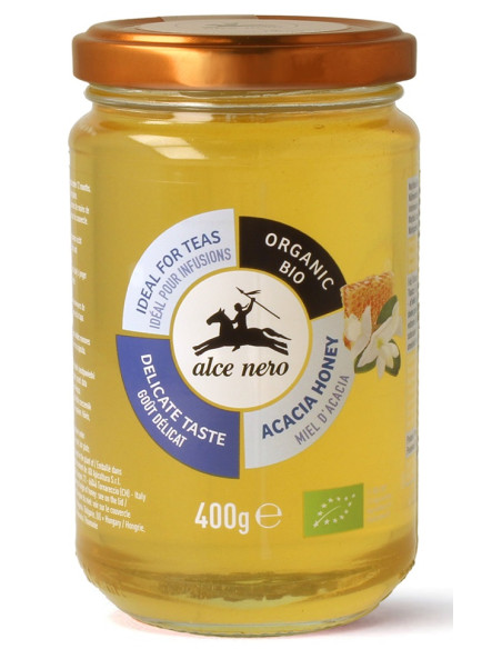 MIÓD AKACJOWY BIO 400 g - ALCE NERO