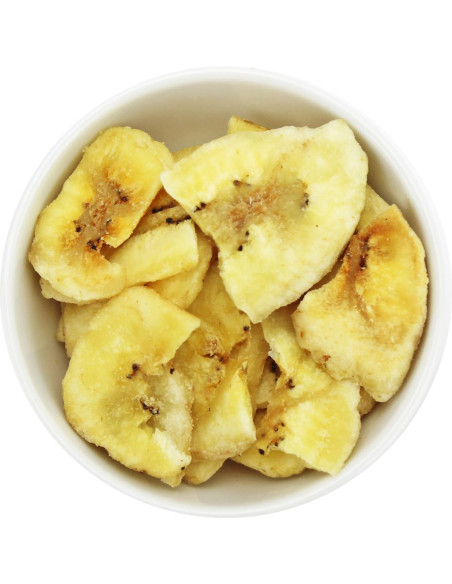 CHIPSY BANANOWE SŁODZONE BIO (SUROWIEC) (6,8 kg)