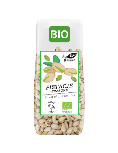 PISTACJE PRAŻONE I SOLONE BIO 100 g - BIO PLANET