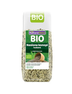 NASIONA KONOPI ŁUSKANE BIO 200 g - NATURAVENA