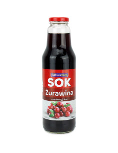 SOK Z ŻURAWINY 750 ml - NATURAVENA