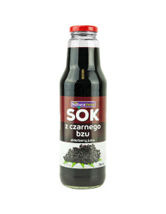 SOK Z CZARNEGO BZU 750 ml - NATURAVENA