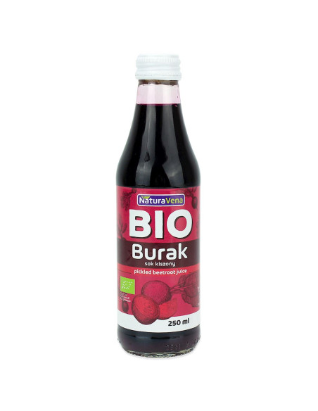 SOK Z BURAKÓW KISZONYCH BIO 250 ml - NATURAVENA