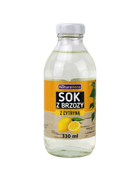 SOK Z BRZOZY Z CYTRYNĄ 330 ml - NATURAVENA