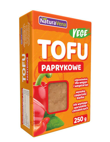 TOFU PAPRYKOWE 250 g - NATURAVENA