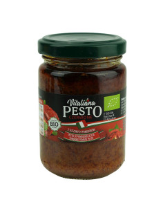 PESTO CZERWONE Z SUSZONYCH POMIDORÓW BIO 140 g - VITALIANA