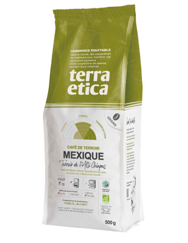 KAWA ZIARNISTA ARABICA 100 % MEKSYK BIO 500 g - TERRA ETICA
