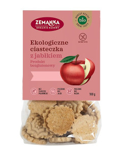 CIASTKA Z JABŁKIEM BEZGLUTENOWE BIO 100 g - ZEMANKA