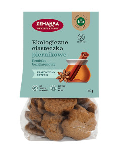 CIASTKA PIERNIKOWE BEZGLUTENOWE BIO 100 g - ZEMANKA (PRODUKT SEZONOWY)