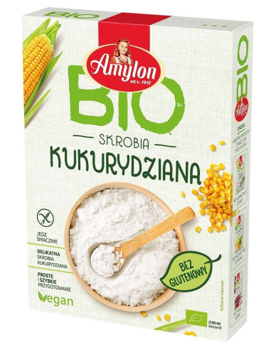 SKROBIA KUKURYDZIANA BEZGLUTENOWA BIO 200 g - AMYLON