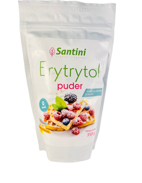 ERYTRYTOL PUDER BEZGLUTENOWY 350 g - SANTINI