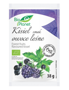 KISIEL O SMAKU OWOCÓW LEŚNYCH Z OWOCAMI JAGODOWYMI BIO 38 g - BIO PLANET