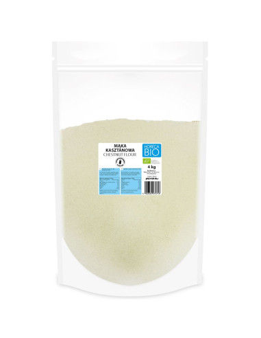 MĄKA KASZTANOWA BEZGLUTENOWA BIO 4 kg - HORECA (BIO PLANET)