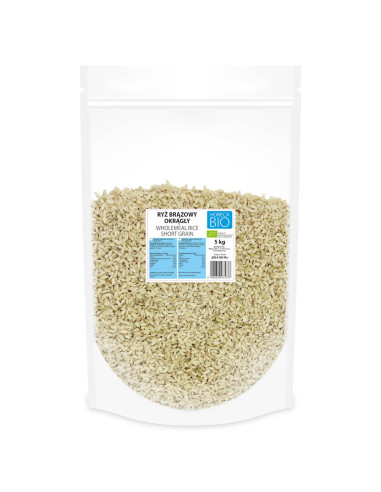 RYŻ BRĄZOWY OKRĄGŁY BIO 5 kg - HORECA (BIO PLANET)