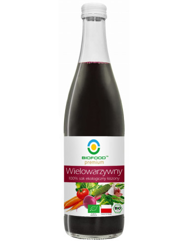 SOK WIELOWARZYWNY KISZONY NFC BEZGLUTENOWY BIO 500 ml - BIOFOOD