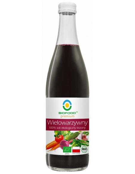 SOK WIELOWARZYWNY KISZONY NFC BEZGLUTENOWY BIO 500 ml - BIOFOOD