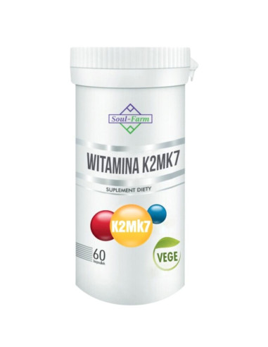 WITAMINA K2 MK7 (100 mcg) 60 KAPSUŁEK - SOUL FARM