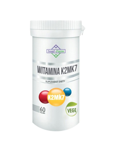 WITAMINA K2 MK7 (100 mcg) 60 KAPSUŁEK - SOUL FARM