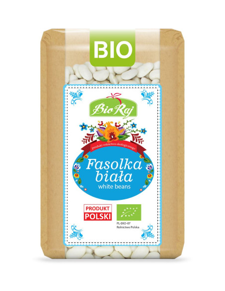 FASOLKA BIAŁA BIO (POLSKA) 500 g - BIO RAJ