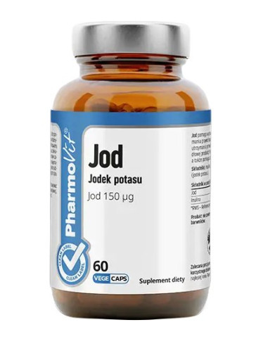 JODEK POTASU (150 mcg) BEZGLUTENOWY 60 KAPSUŁEK - PHARMOVIT (CLEAN LABEL)