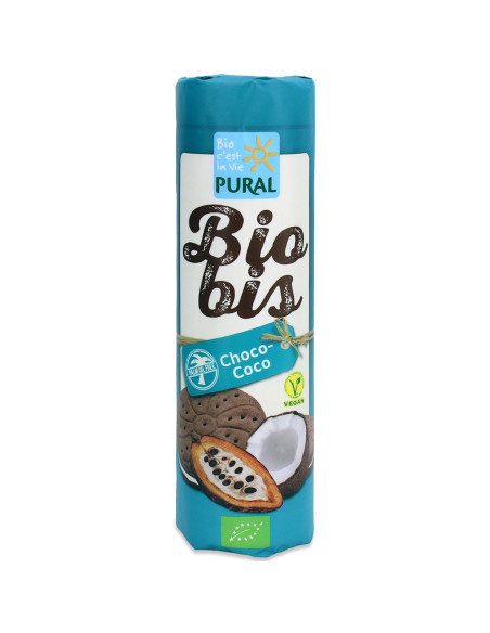 CIASTKA MARKIZY KAKAOWE Z KREMEM KOKOSOWYM BIO 300 g - PURAL (BIO BIS)