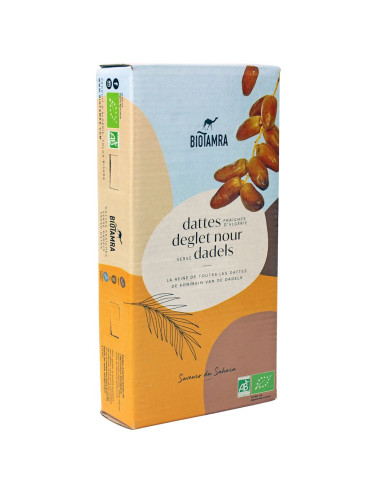DAKTYLE ŚWIEŻE Z PESTKĄ BIO 250 g - BIOTAMRA