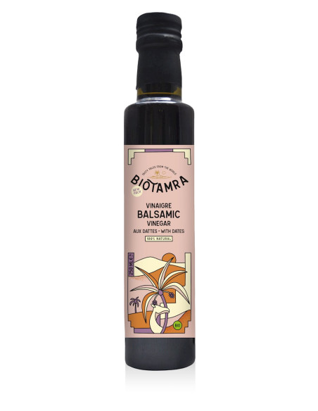 OCET BALSAMICZNY DAKTYLOWY BEZ DODATKU CUKRÓW BIO 250 ml - BIOTAMRA